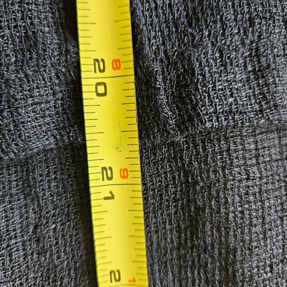 CTC Linens Womens Black Linen Nylon Blend Top Button Front Long Sleeve Small - Picture 14 of 15